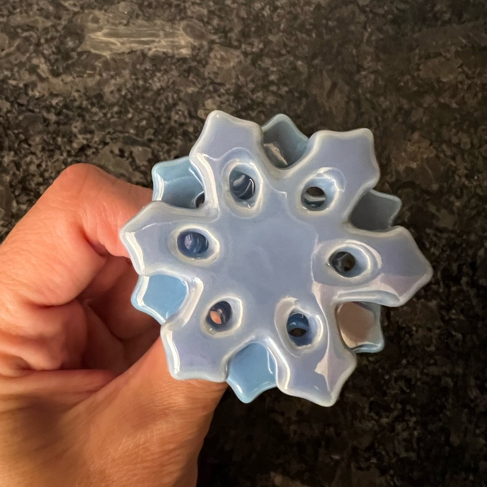 Blue Snowflake Nora Fleming